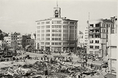 Hattori clock tower just after the war