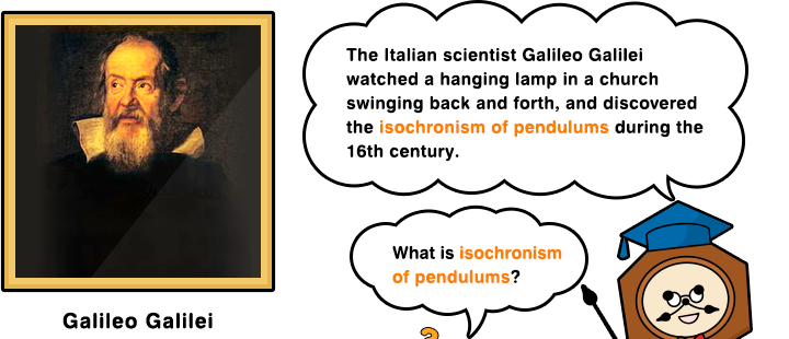 The Italian scientist Galileo Galilei watched a hanging lamp in a church swinging back and forth, and discovered the isochronism of pendulums during the 16th century. What is isochronism of pendulums?？