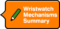 Wristwatch Mechanisms:Summary