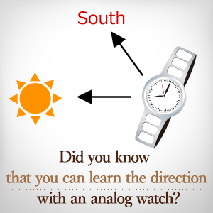 How to Understand the Direction with an Analog Watch