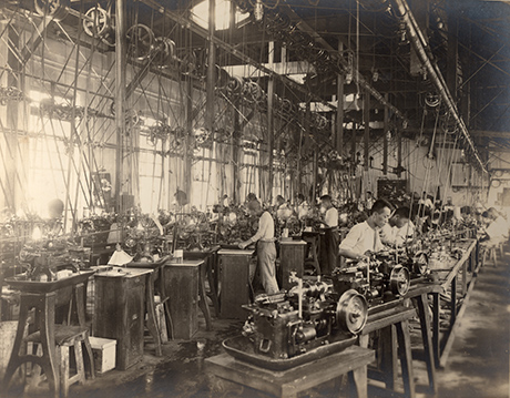 Wheel and pinion cutting machines, Pocket watch factory of the Taisho period(1912-1926)