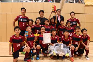 喜びの優勝チーム