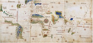 カンティーノ平面天球図（1502）