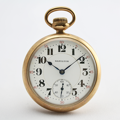 ハミルトン社製鉄道時計