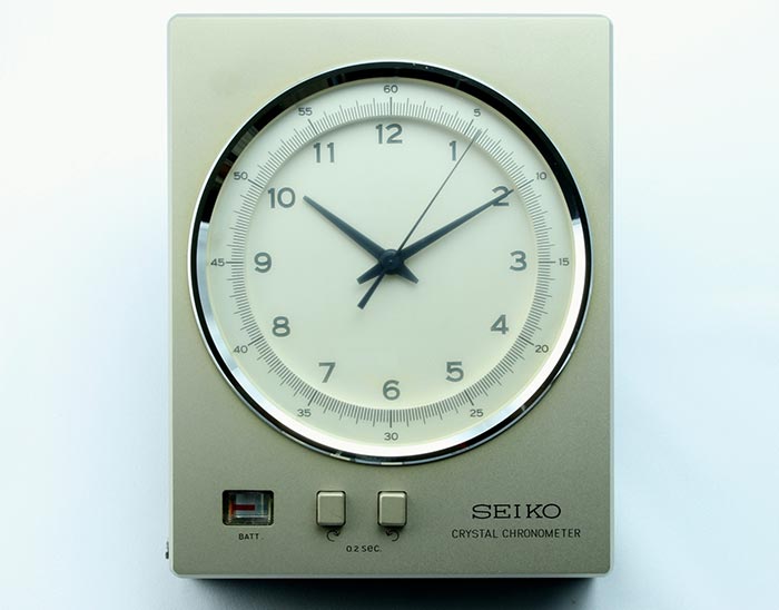【日本製新品】超希少　SEIKO クリスタルクロノメーター インテリア時計